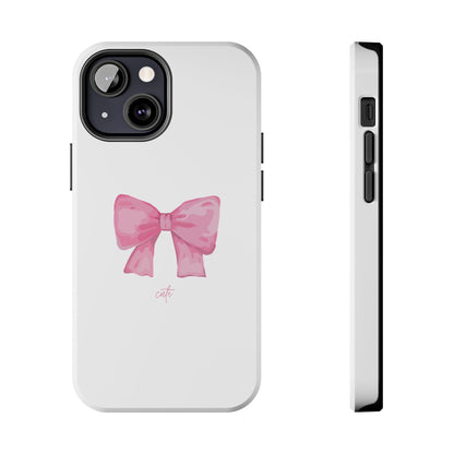 Bow Glossy White Phone Case