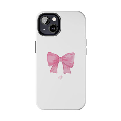 Bow Glossy White Phone Case