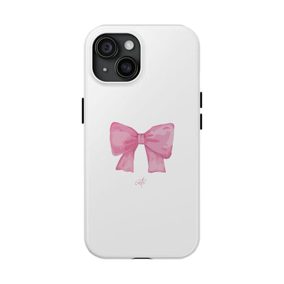 Bow Glossy White Phone Case