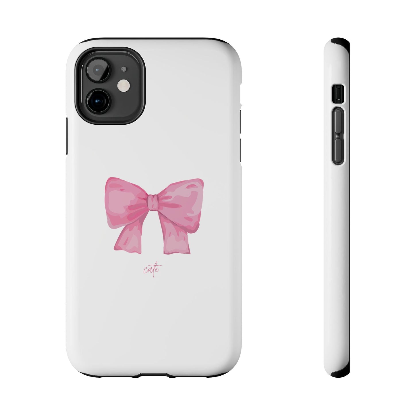 Bow Glossy White Phone Case