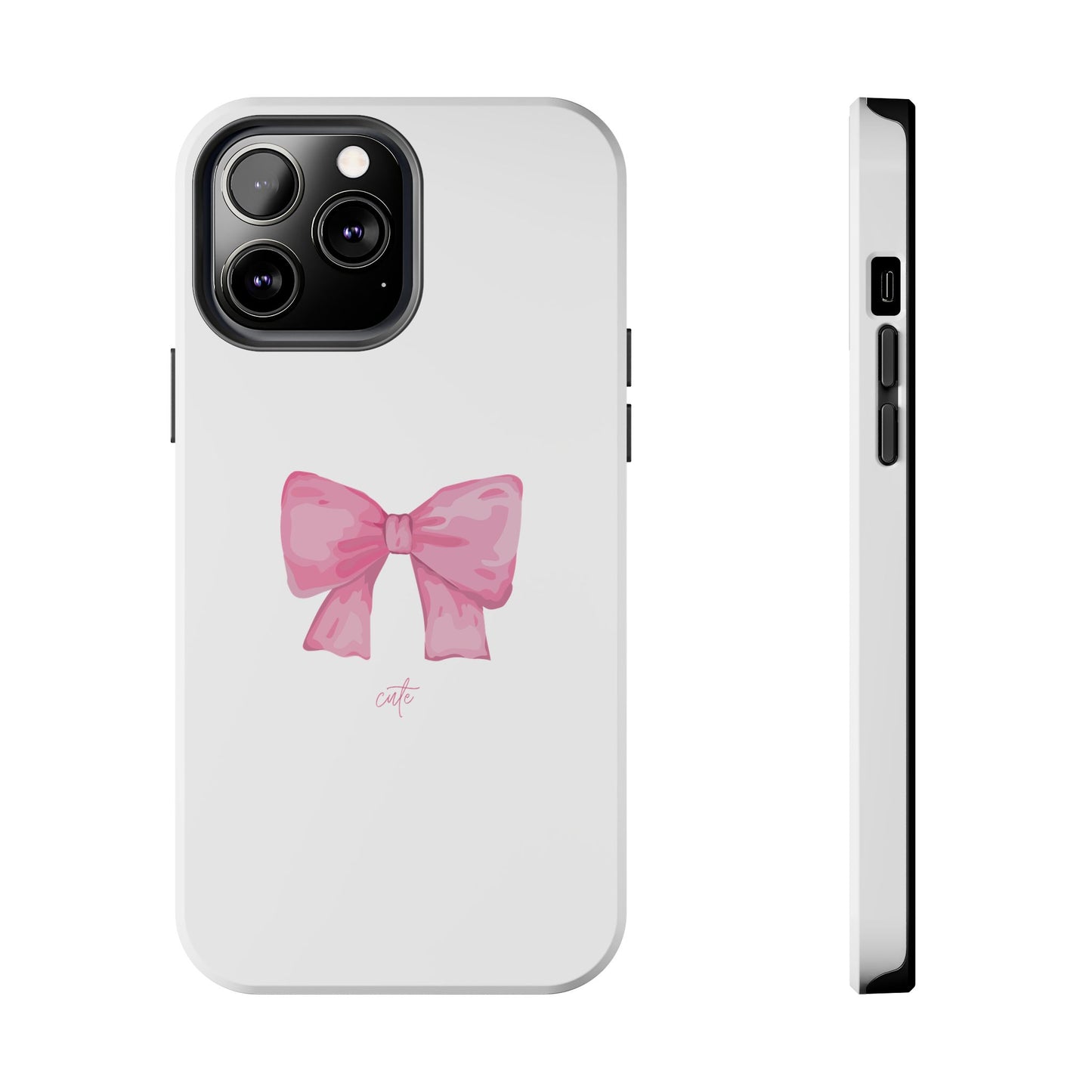 Bow Glossy White Phone Case