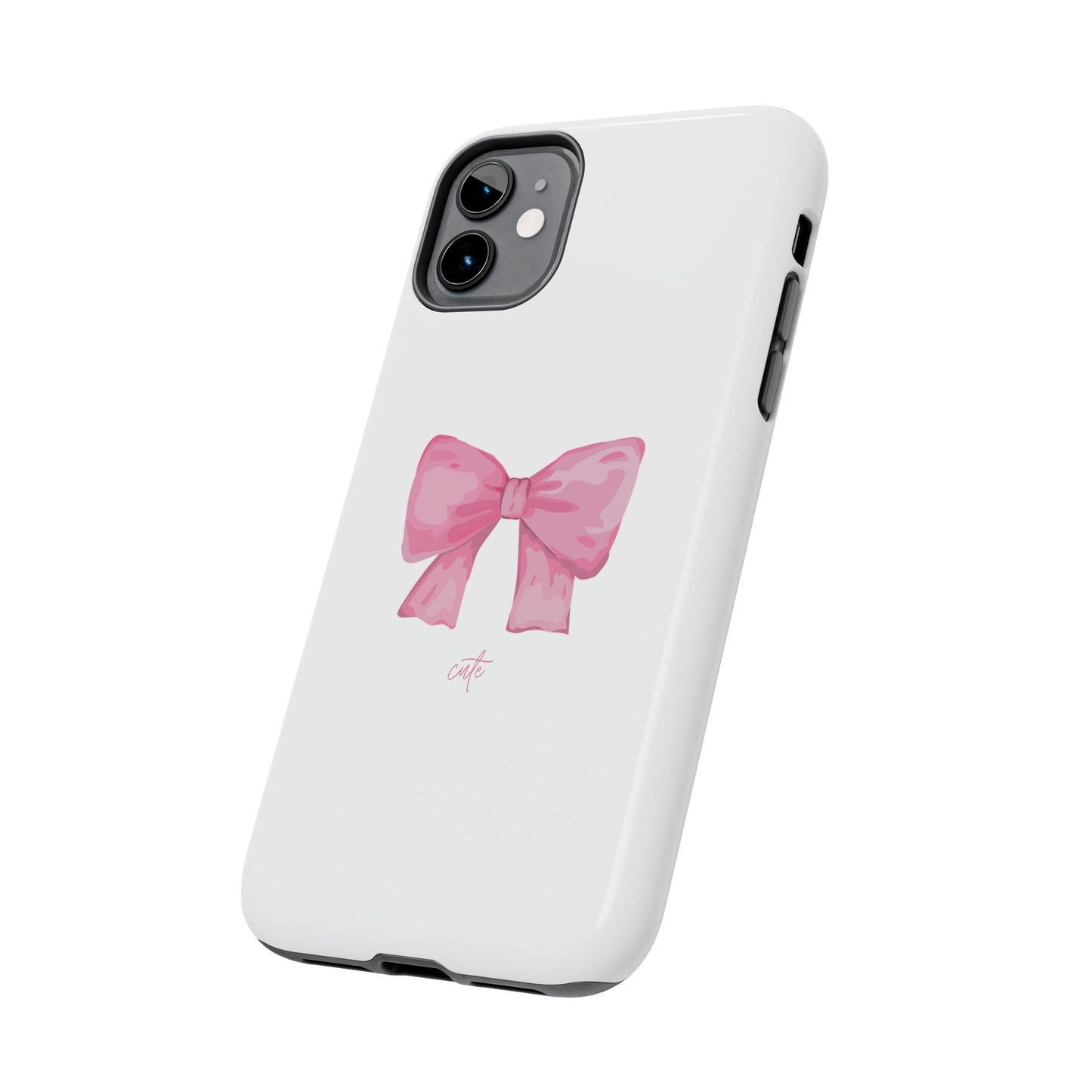 Bow Glossy White Phone Case