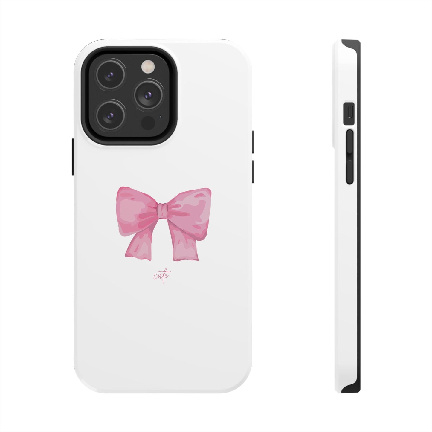 Bow Glossy White Phone Case