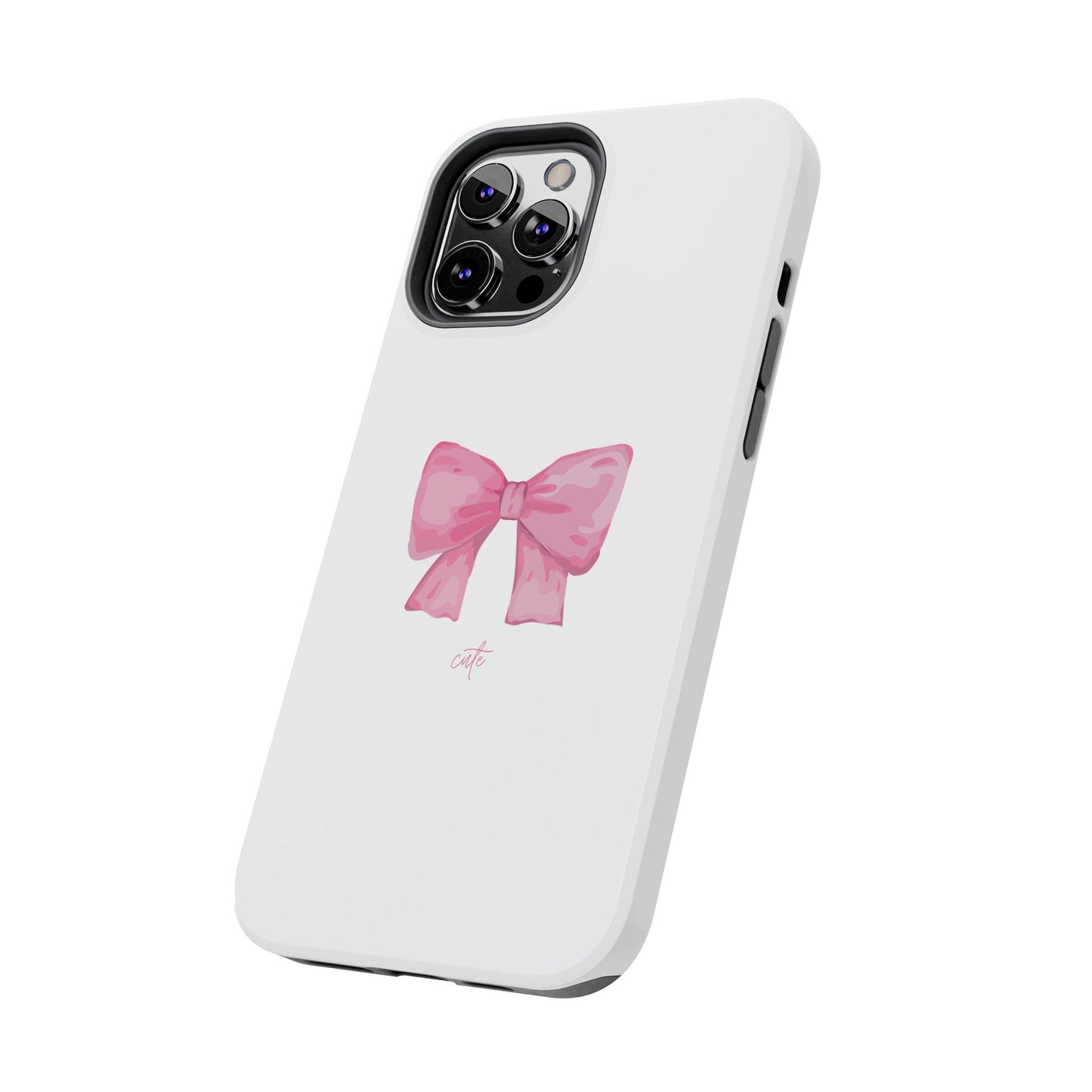 Bow Glossy White Phone Case