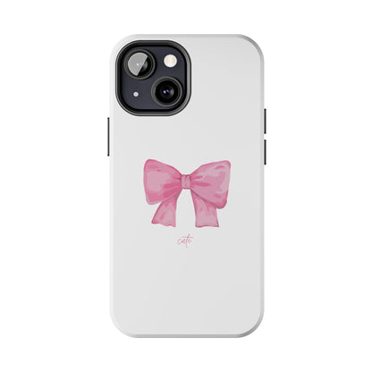 Bow Glossy White Phone Case