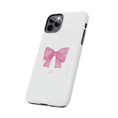 Bow Glossy White Phone Case