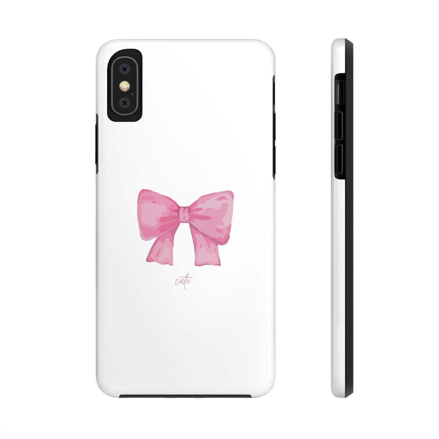 Bow Glossy White Phone Case