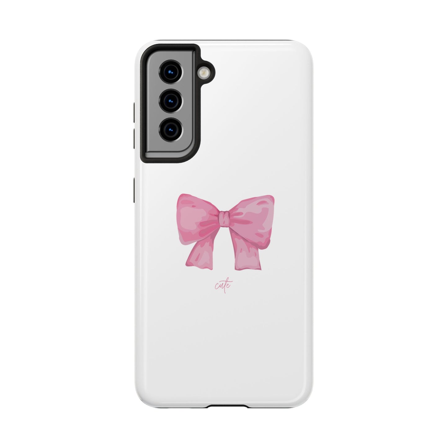 Bow Glossy White Phone Case