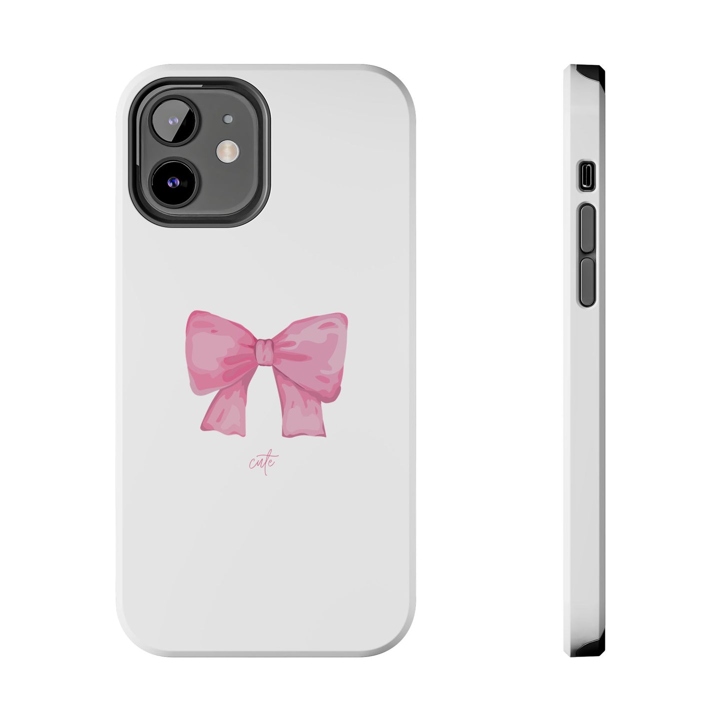 Bow Glossy White Phone Case