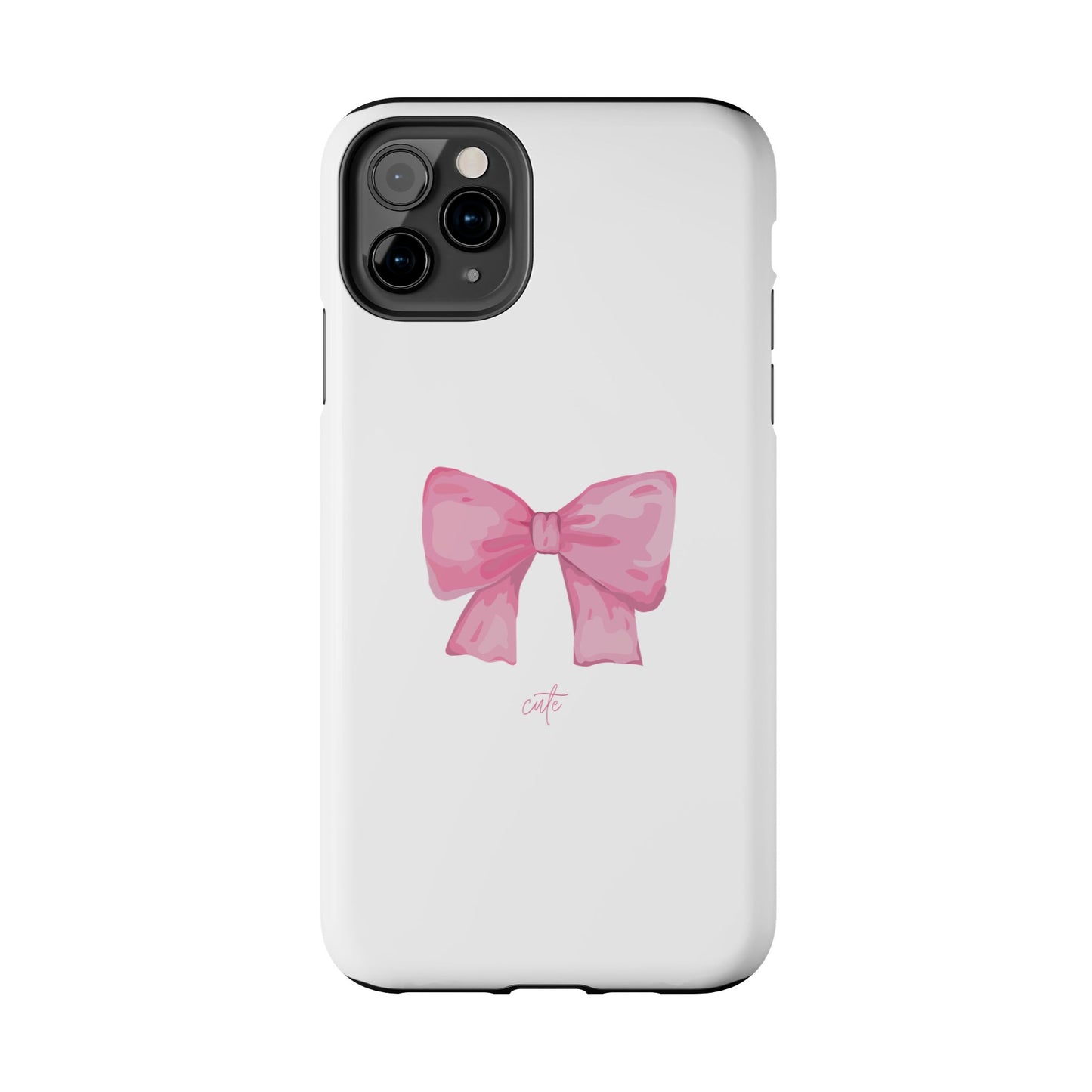 Bow Glossy White Phone Case