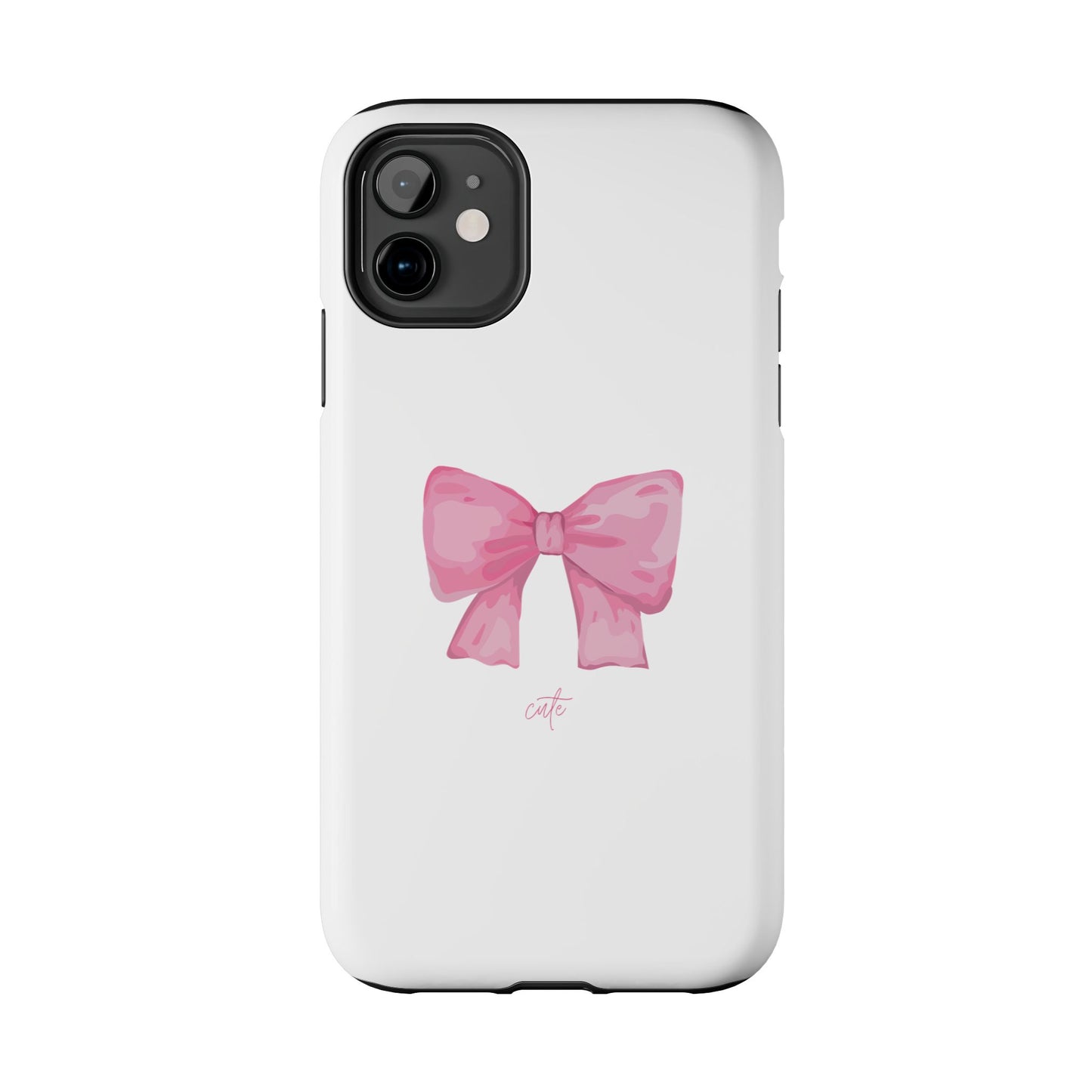 Bow Glossy White Phone Case