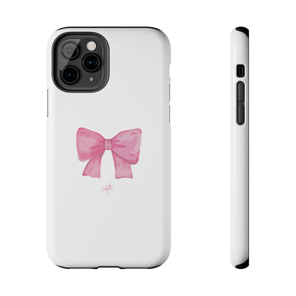 Bow Glossy White Phone Case