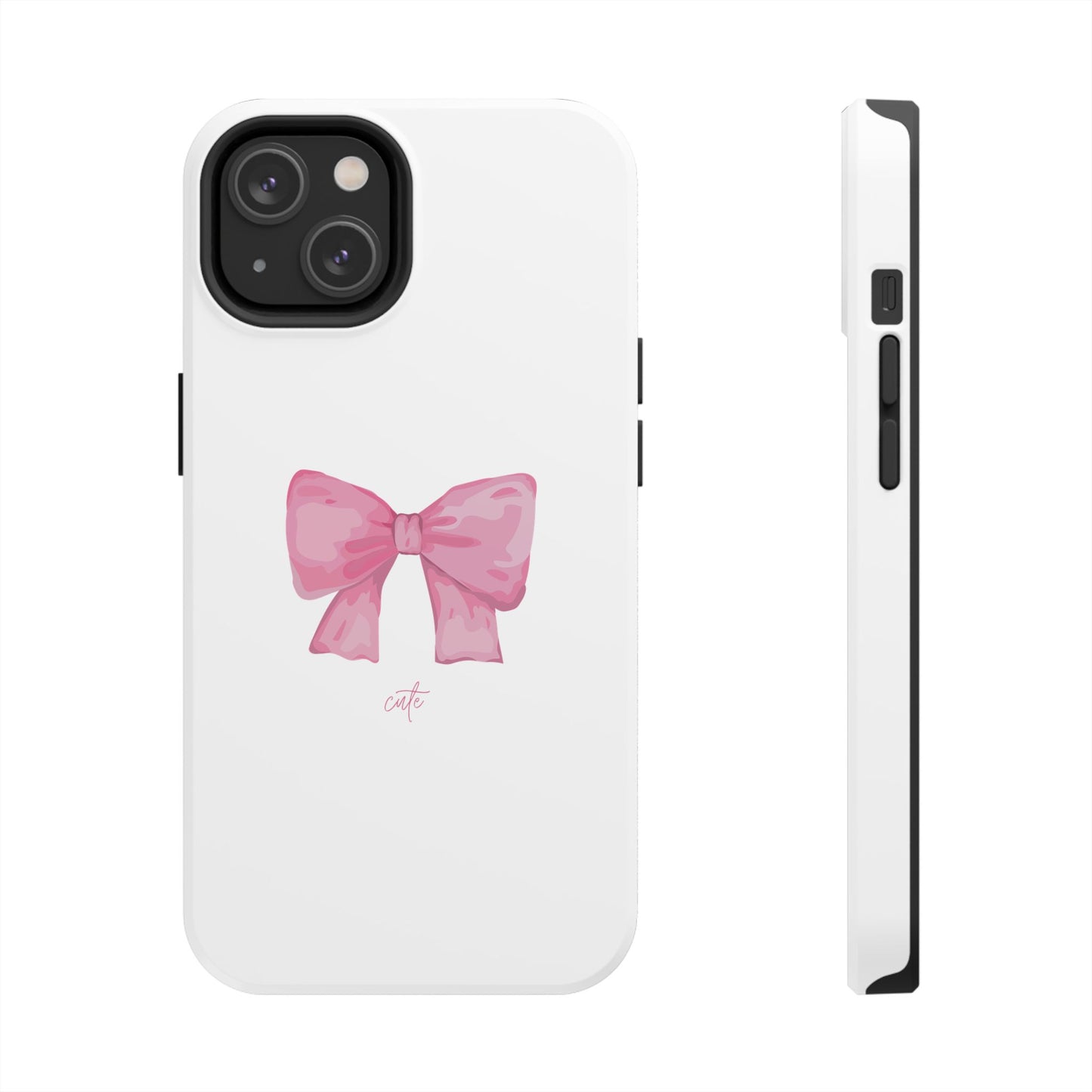 Bow Glossy White Phone Case