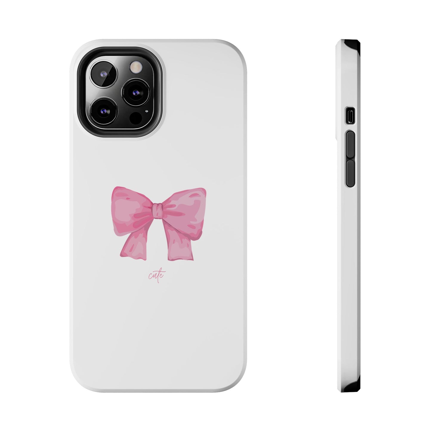 Bow Glossy White Phone Case