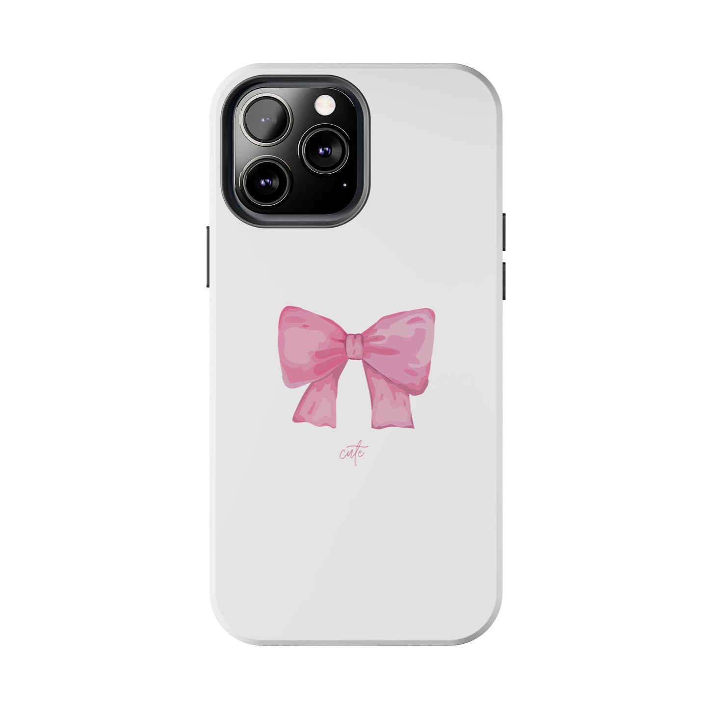 Bow Glossy White Phone Case