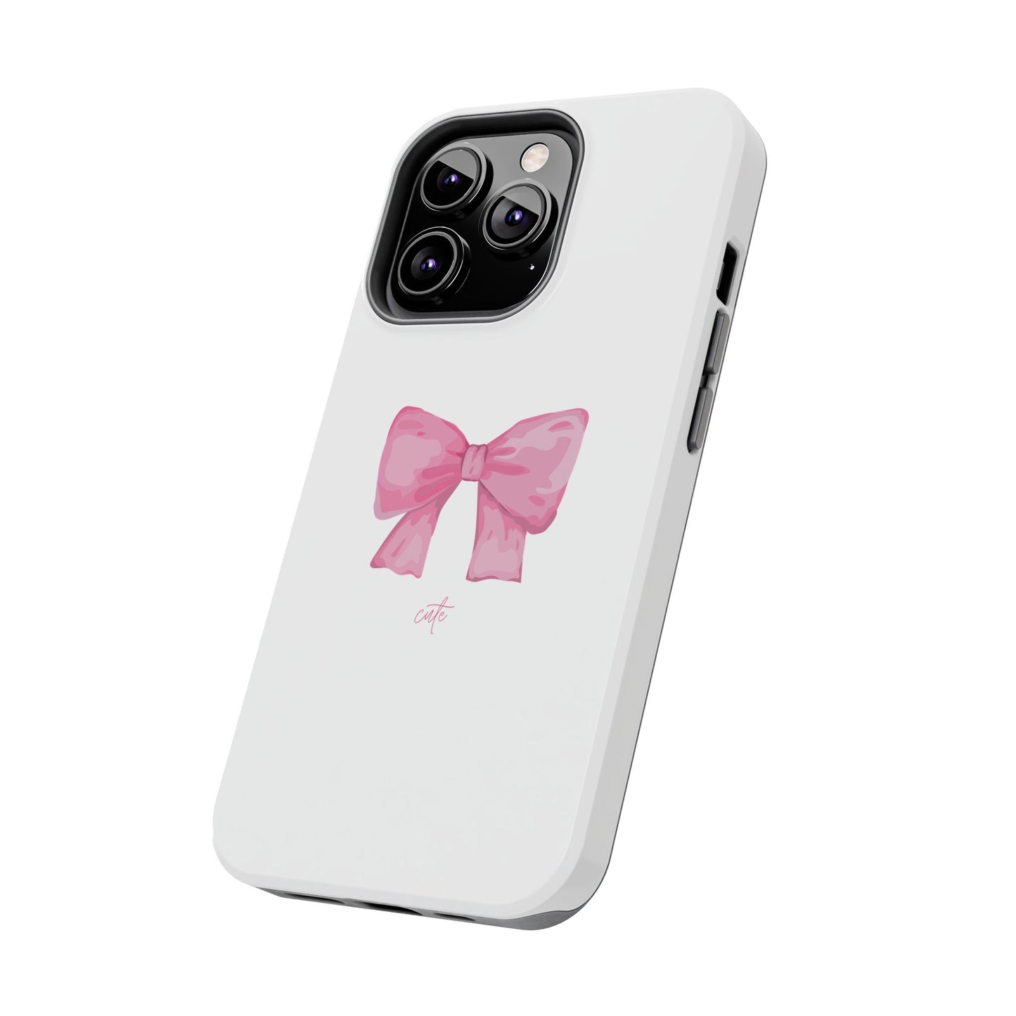 Bow Glossy White Phone Case