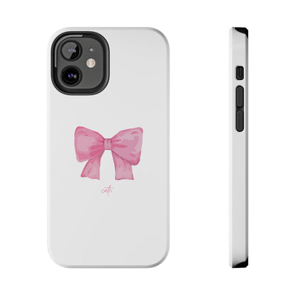 Bow Glossy White Phone Case