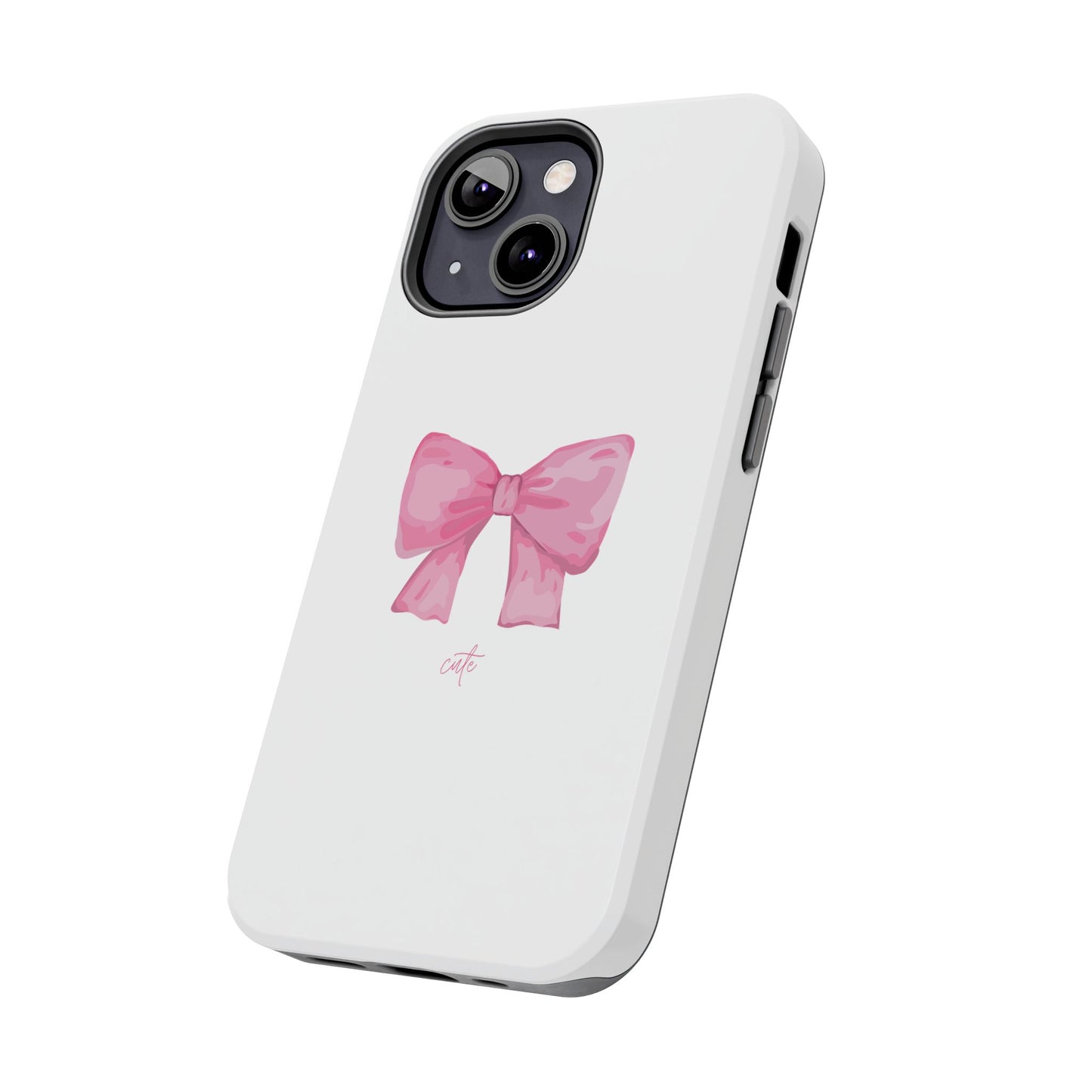 Bow Glossy White Phone Case