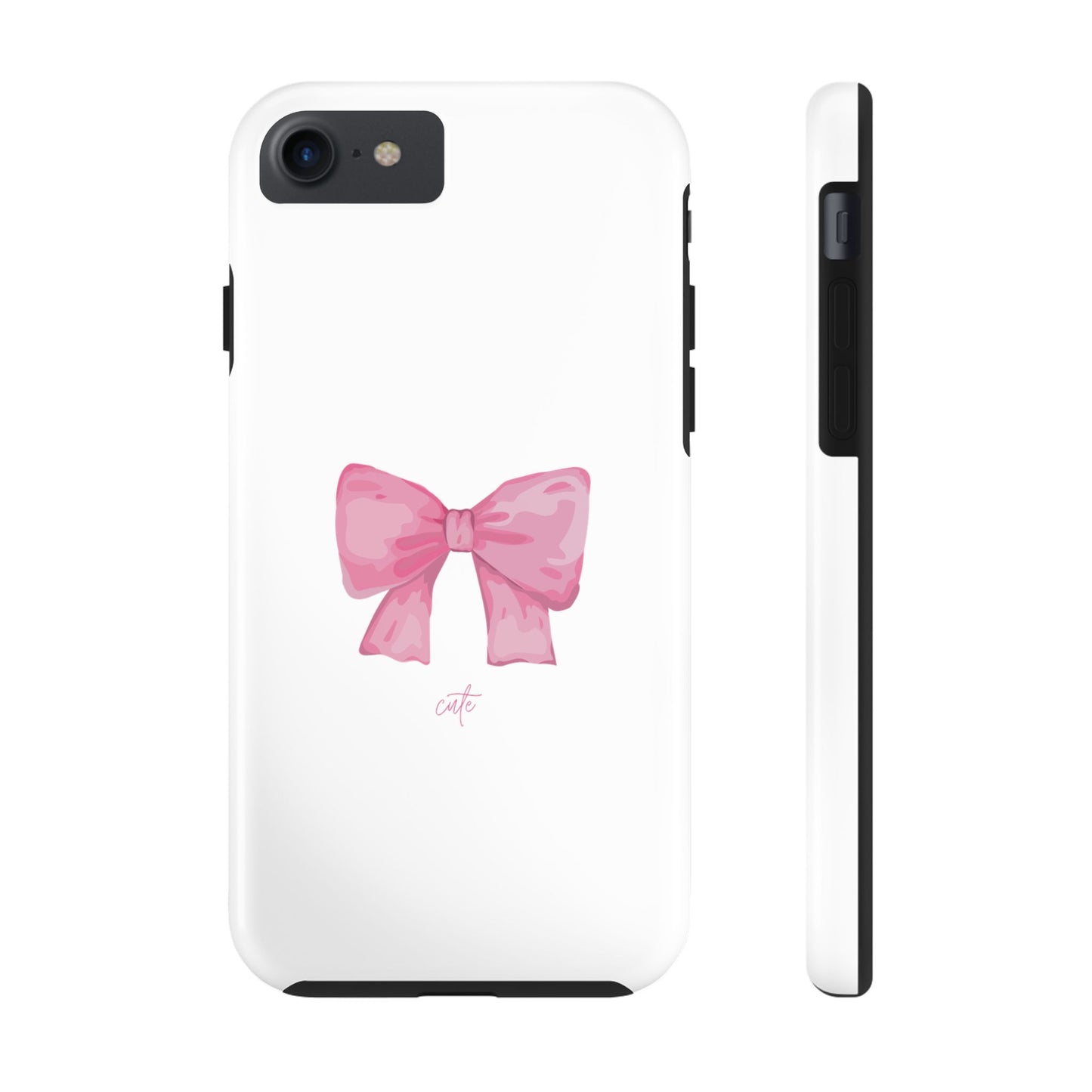 Bow Glossy White Phone Case