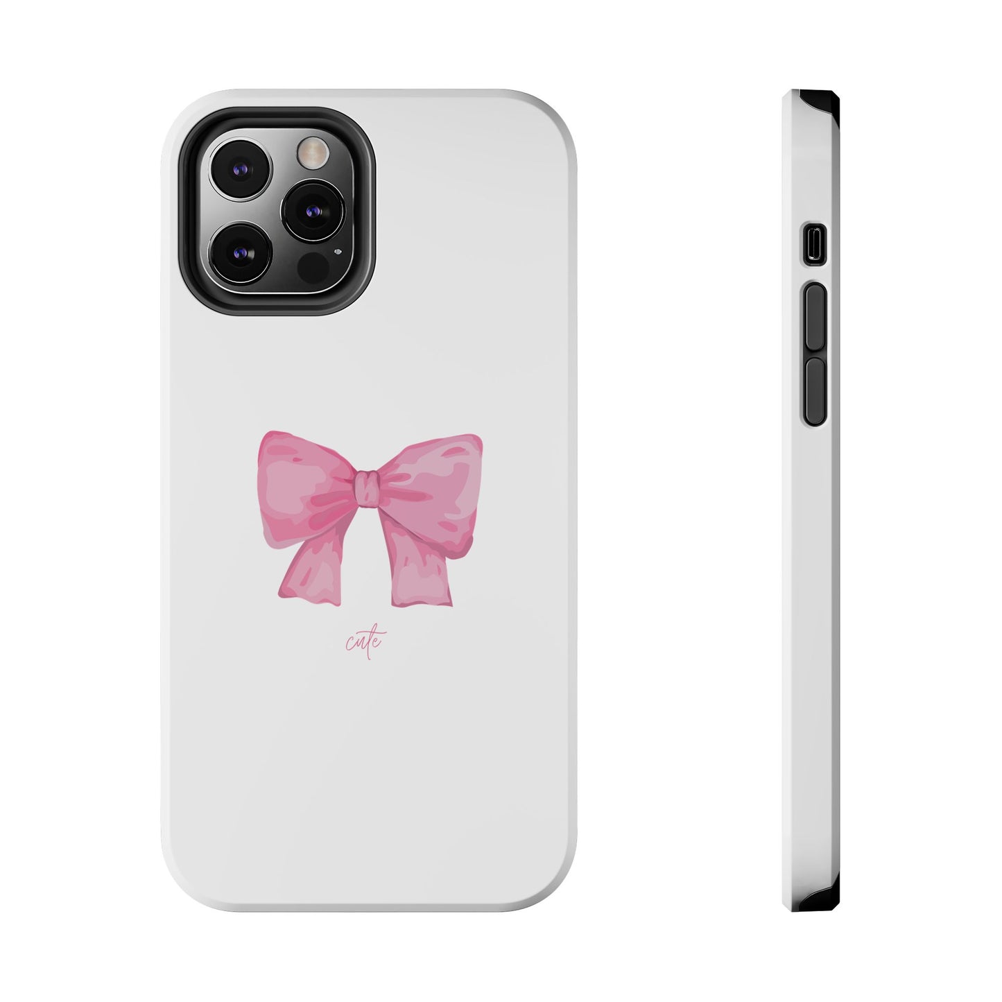 Bow Glossy White Phone Case