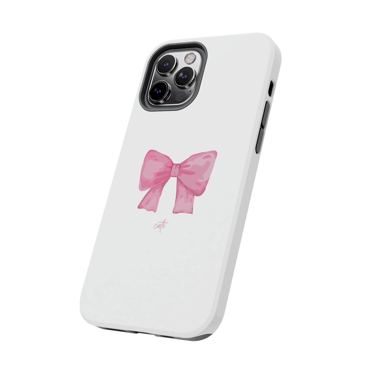 Bow Glossy White Phone Case