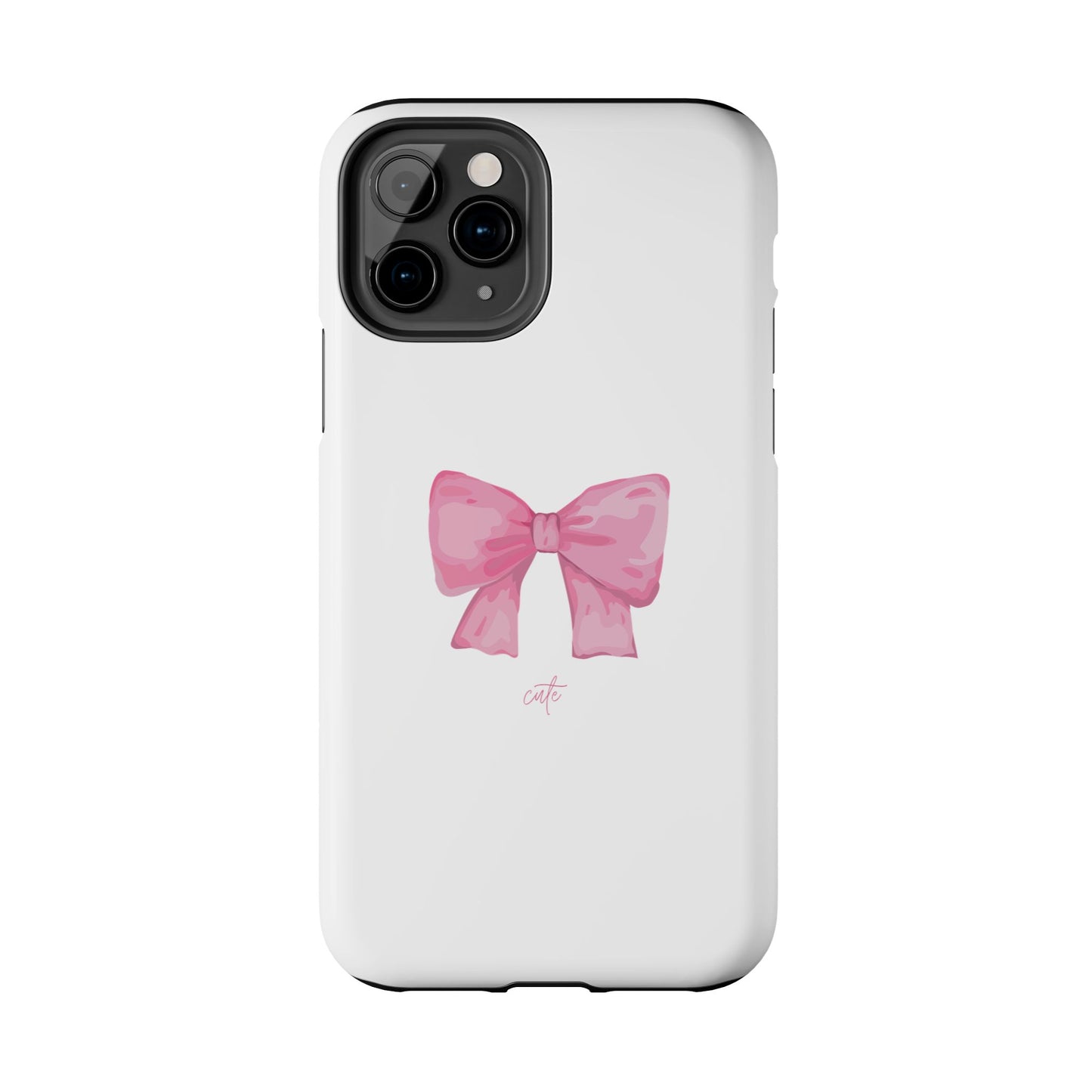 Bow Glossy White Phone Case