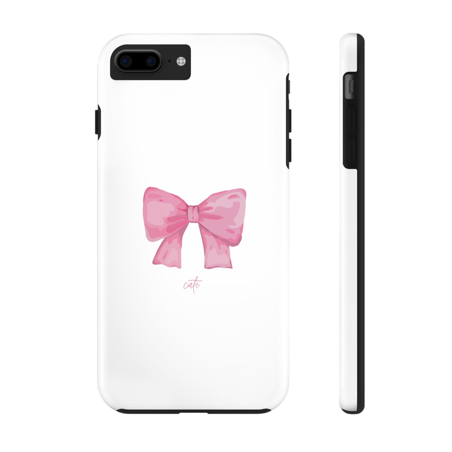 Bow Glossy White Phone Case