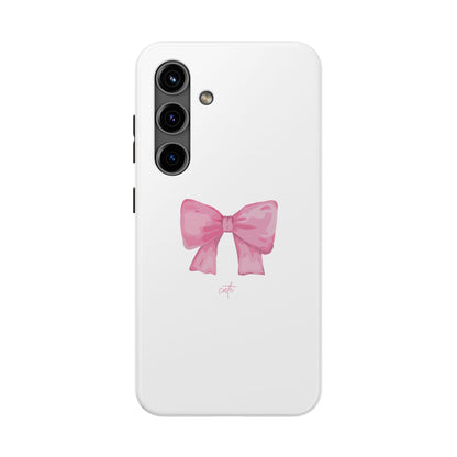 Bow Glossy White Phone Case